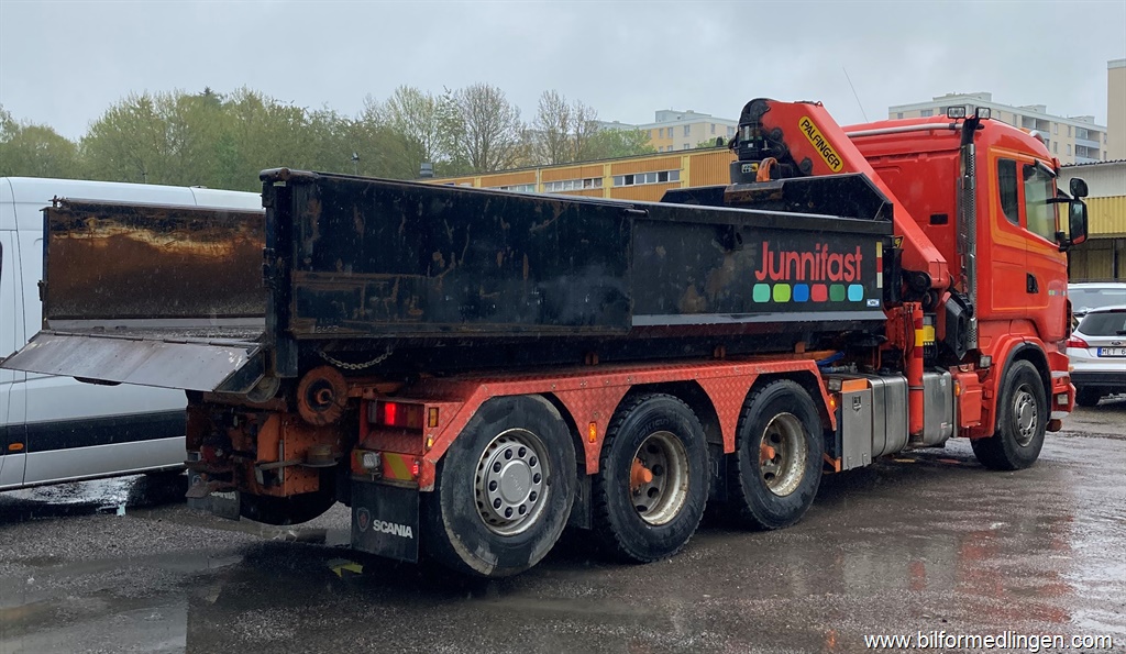 Bild 1 på Scania R480 8x4 Euro 5 Kranväxlare Lågmilare Bild 1 på Scania R480)