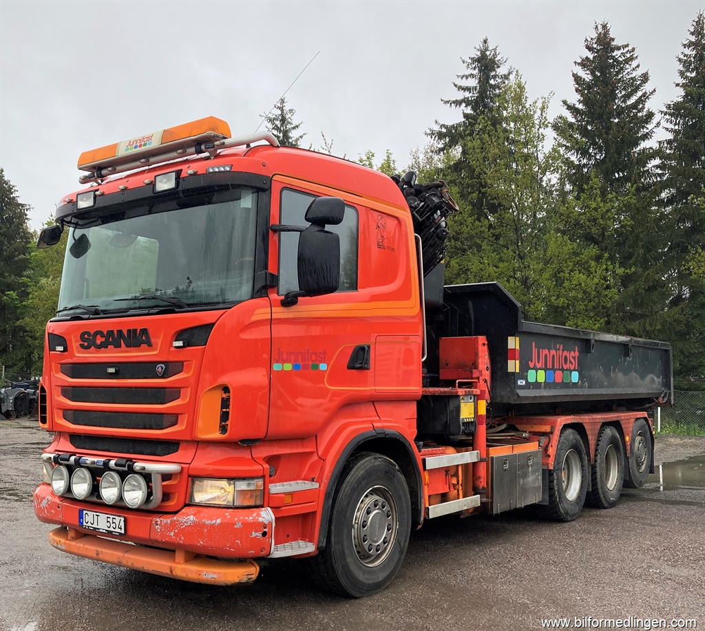 Bild 2 på Scania R480 8x4 Euro 5 Kranväxlare Lågmilare Bild 2 på Scania R480