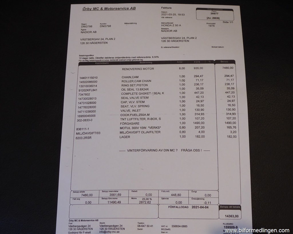 Bild 11 på Honda Z50