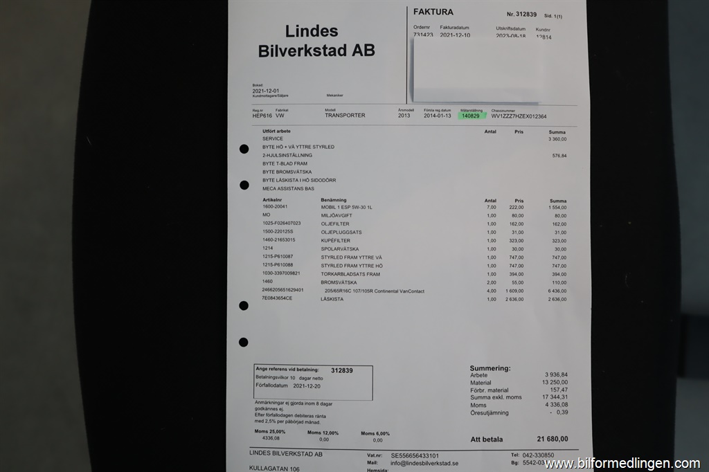 Bild 20 på Volkswagen Transporter
