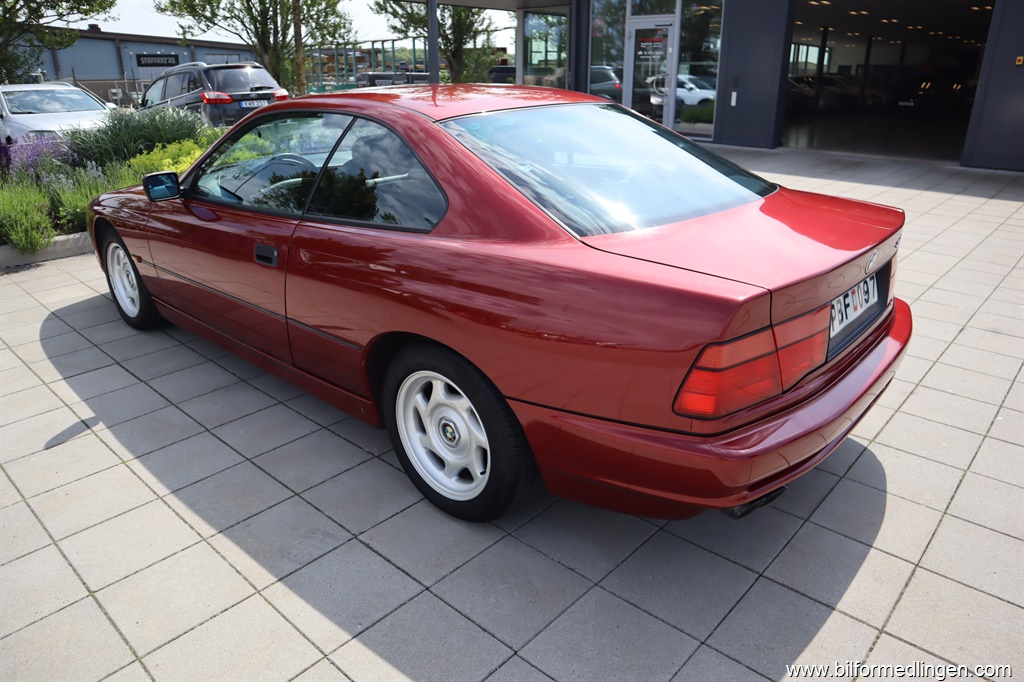 Bild 3 på BMW 850 IA  299hk V12 Aut Fint skick Taklucka skinn Bild 3 på BMW 850