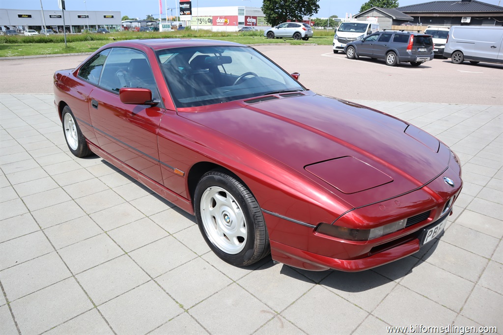 Bild 15 på BMW 850 IA  299hk V12 Aut Fint skick Taklucka skinn Bild 15 på BMW 850