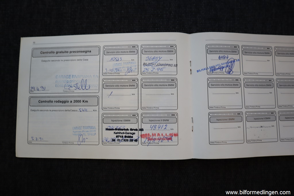 Bild 20 på BMW 850 IA  299hk V12 Aut Fint skick Taklucka skinn Bild 20 på BMW 850