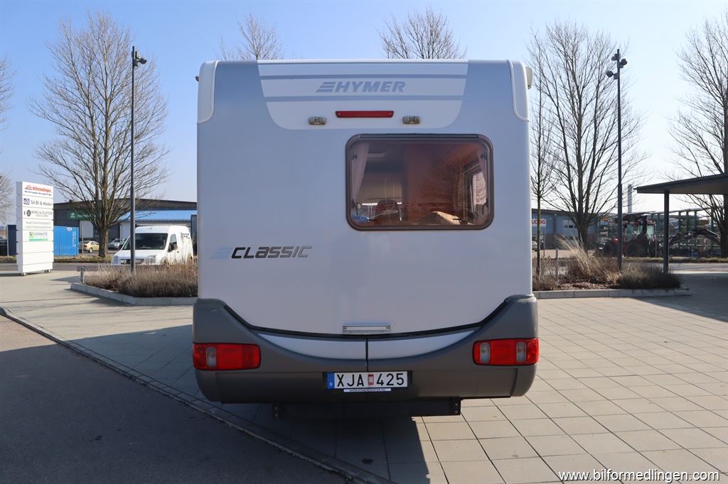 Hymer BC 655 Classic Fiat Ducato Lågmilare Svensksåld 4 bäddar inte ...