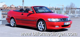 Saab 9-3 2.0T Cab 205hk Skinn