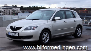 Mazda 3 Sport 1.6 MZR Endast en ägare sedan ny!