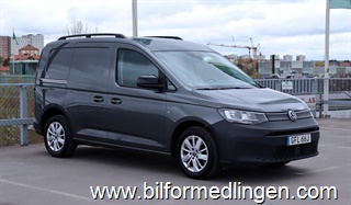 Volkswagen Caddy Cargo 2.0 TDI Skåp 122hk S/V-hjul, Carplay, Moms