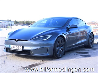 Tesla Model S Plaid AWD 1020hk 1 ägare Moms S/V-hjul