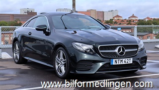Mercedes-Benz E 220 d 4Matic Coupé AMG Pano S/V-hjul