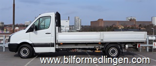 Volkswagen Crafter 35 Chassi EH Pickup Flak S/V-hjul Moms