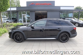 Audi A4 ALLROAD 40 TDI Quattro  204hk Momsbil Black Edition Navi Skinn Drag 1 Ägare