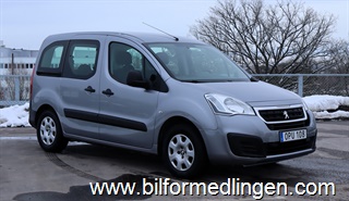 Peugeot Partner Tepee 1.2 110hk S/V-hjul 1 ägare Nyservad