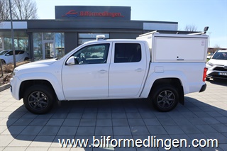 Volkswagen Amarok 3.0 TDI 4Motion 204hk Aut DC Momsbil Skåpinredning Drag Svensksåld