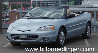 Chrysler Sebring 2.7 Cabriolet 203hk Automat Svensksåld Chrysler Sebring 2.7 Cabriolet 203hk Automat Svensksåld
