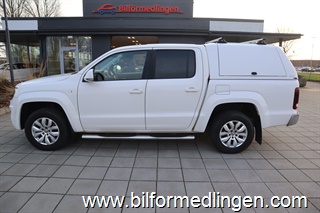 Volkswagen Amarok V6 3.0 TDI  4Motion 224hk DC Aut Momsbil Drag Navi Skinn 1 Ägare