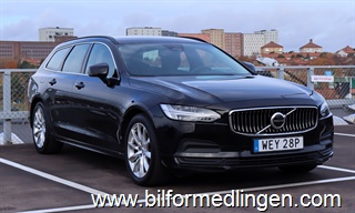Volvo V90 B4 197hk Momentum Adv Edt S/V-hjul Läder