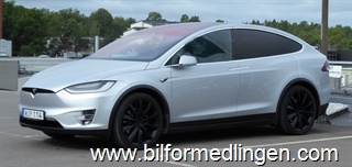 Tesla Model X 100D 6-sits Dragpaket S/V-hjul Svensksåld Tesla Model X 100D 6-sits Dragpaket S/V-hjul Svensksåld