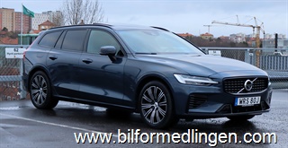 Volvo V60 T8 2.0 Recharge AWD R Design S/V-hjul