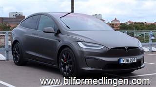Tesla Model X Plaid AWD 1020hk S/V-hjul 1 ägare Moms