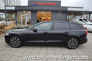 Volvo V60 T6 Recharge AWD Geartronic 350hk Momsbil Plus Navi Drag 1 Ägare