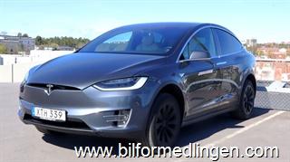 Tesla Model X 90D Free supercharge S/V-hjul Batteritestad Tesla Model X 90D Free supercharge S/V-hjul Batteritestad