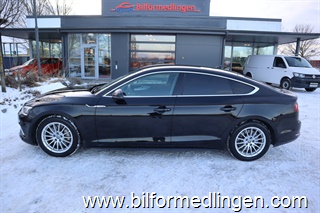 Audi A5 SPORTBACK 45 TFSI Quattro 245hk Aut Proline Alpinpak Komfortpak Momsbil Drag 1 Ägare
