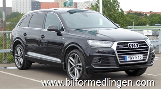 Audi Q7 3.0 TDI quattro 272hk S Line Panorama 7-sits Audi Q7 3.0 TDI quattro 272hk S Line Panorama 7-sits