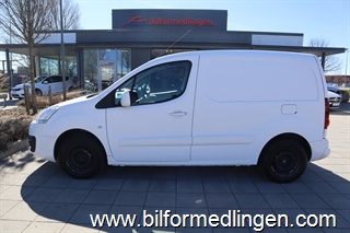 Peugeot Partner 1.6 BlueHDI Skåp 100hk 3 sits Drag  Svensksåld